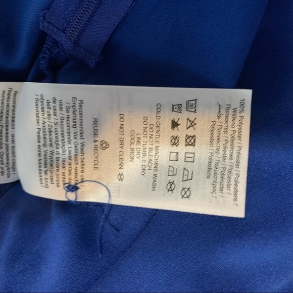 Vila Women’s Mazarine Blue Sheer Spot Smock Dress - Picture 11 of 16